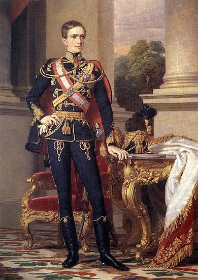 Barabas Miklos Portrait of Emperor Franz Joseph I oil painting image